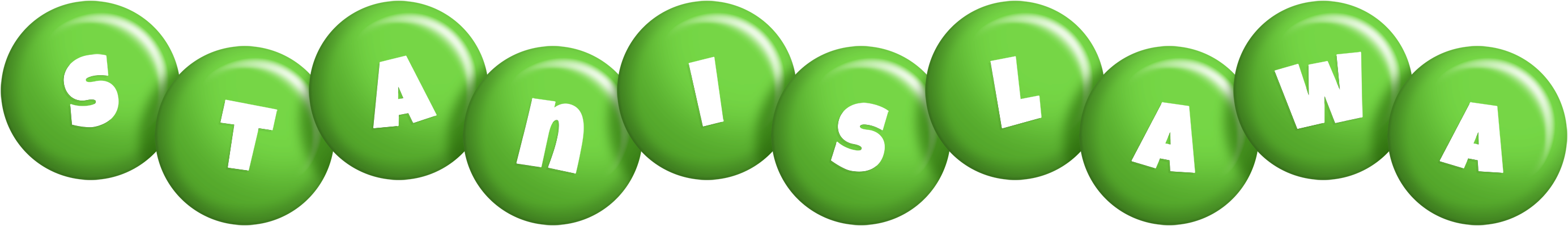 Stanislawa candy-green logo