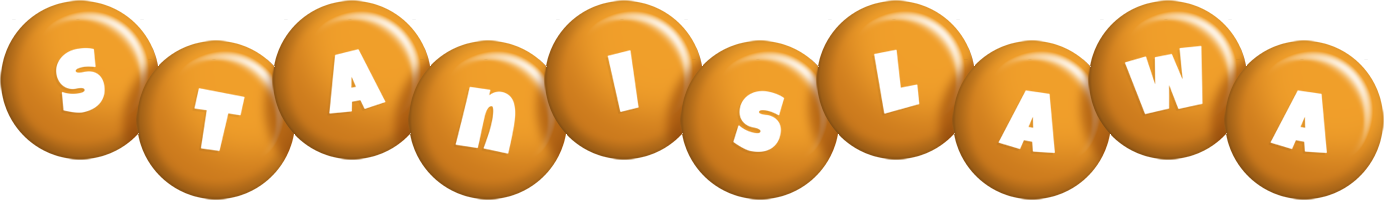 Stanislawa candy-orange logo