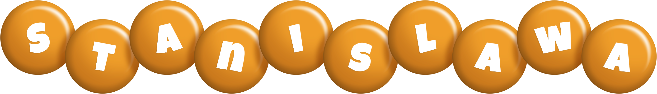 Stanislawa candy-orange logo
