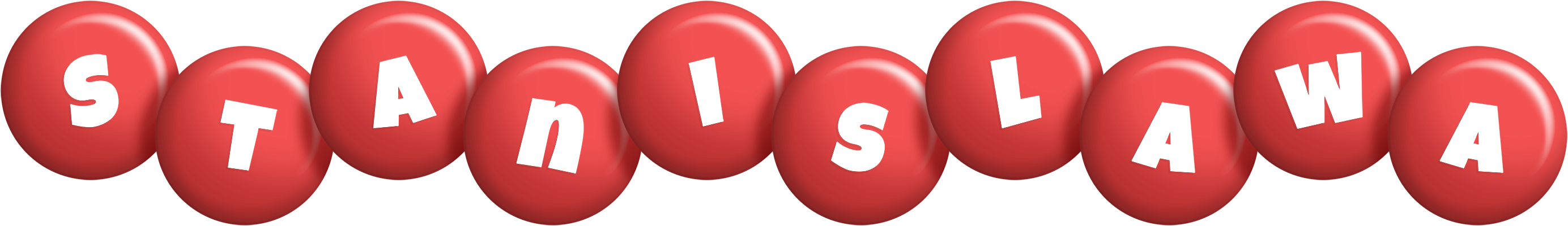 Stanislawa candy-red logo