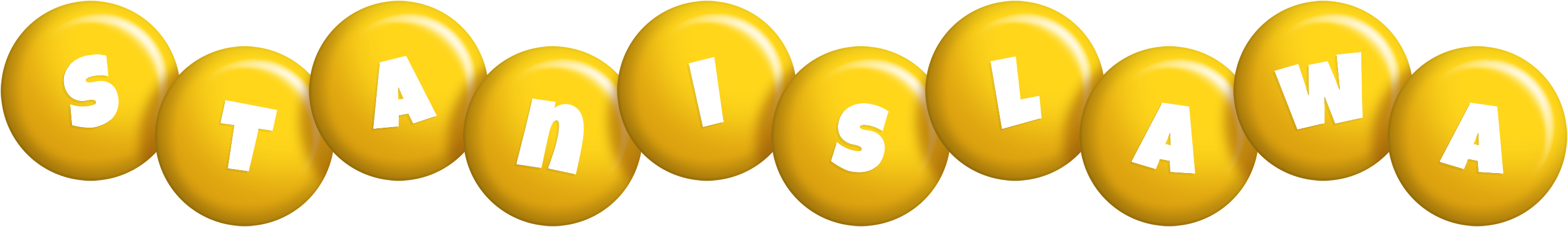 Stanislawa candy-yellow logo