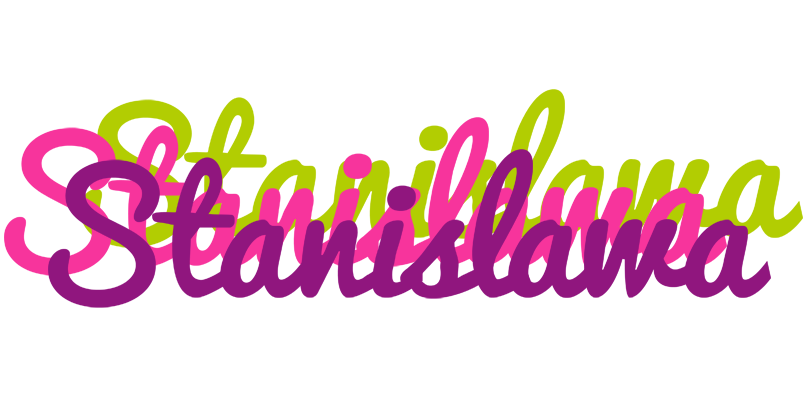 Stanislawa flowers logo