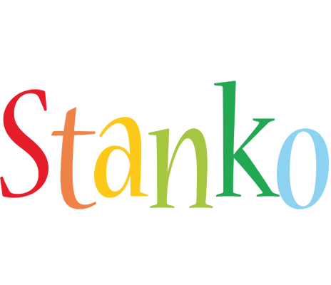Stanko birthday logo