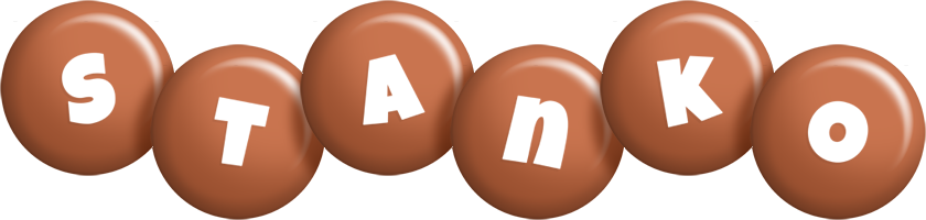 Stanko candy-brown logo