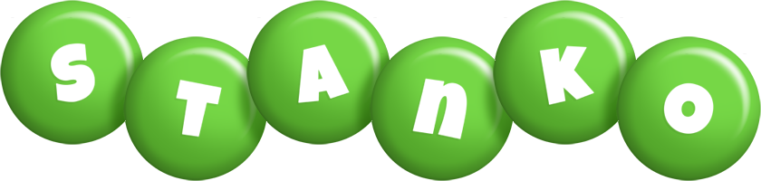 Stanko candy-green logo