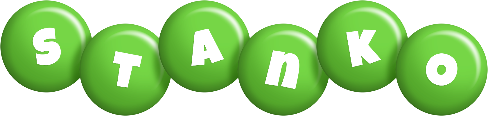 Stanko candy-green logo