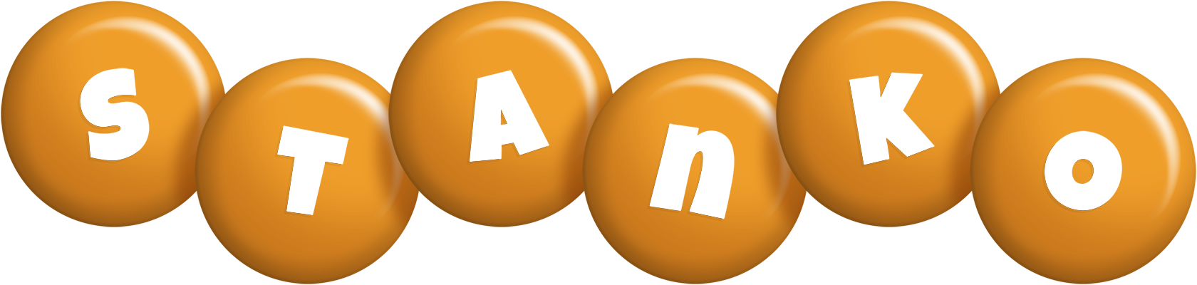 Stanko candy-orange logo