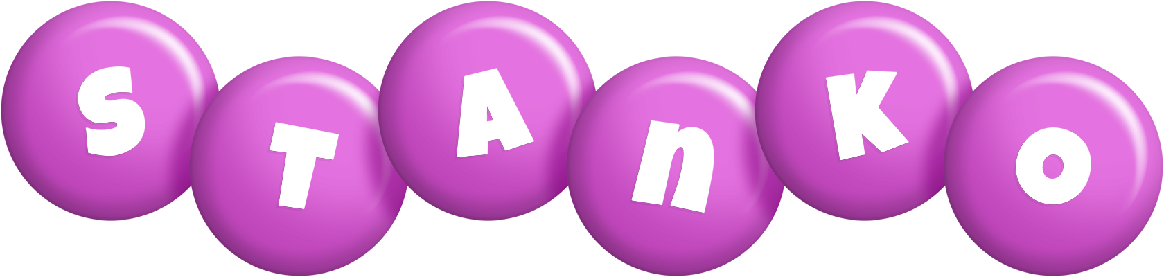 Stanko candy-purple logo