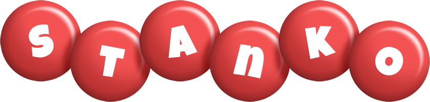 Stanko candy-red logo