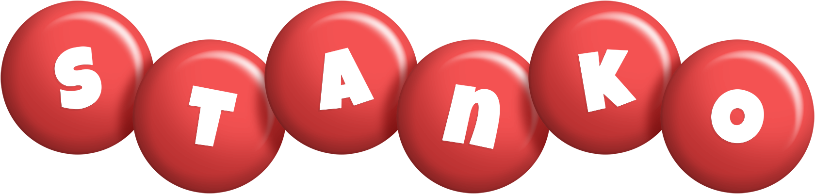 Stanko candy-red logo