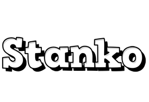 Stanko snowing logo