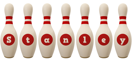 Stanley bowling-pin logo