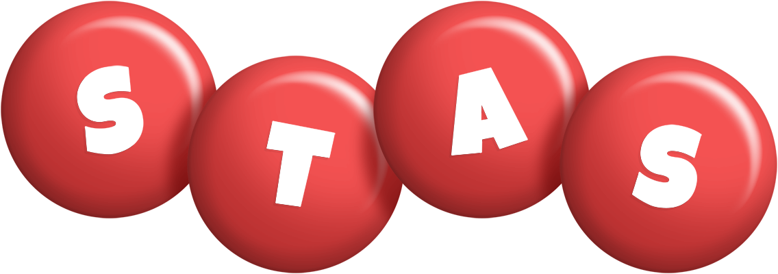 Stas candy-red logo