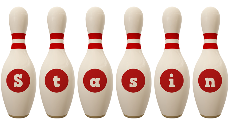 Stasin bowling-pin logo