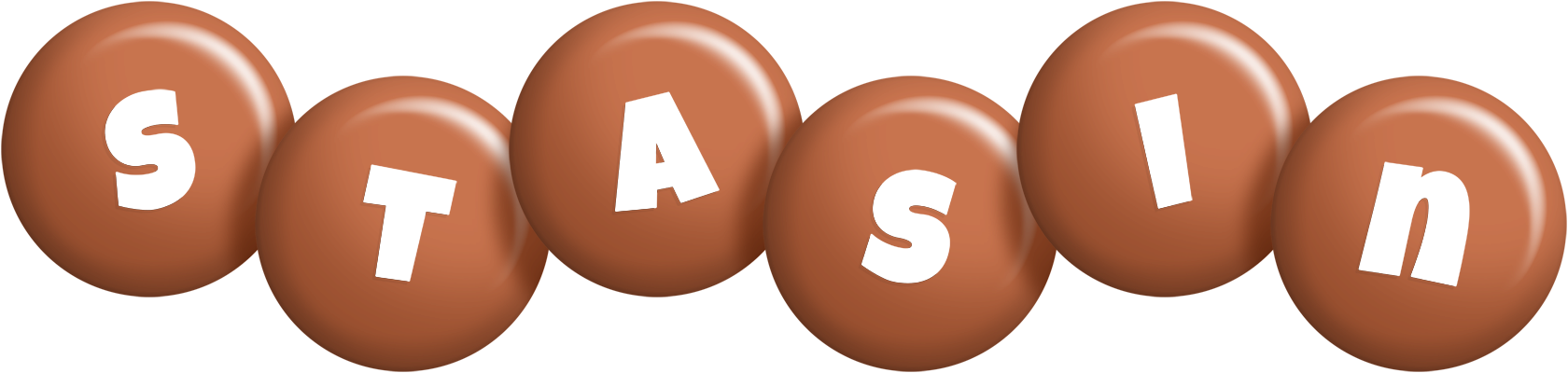 Stasin candy-brown logo