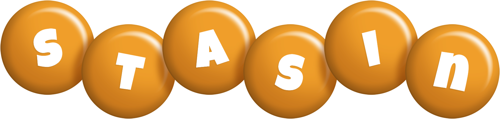 Stasin candy-orange logo