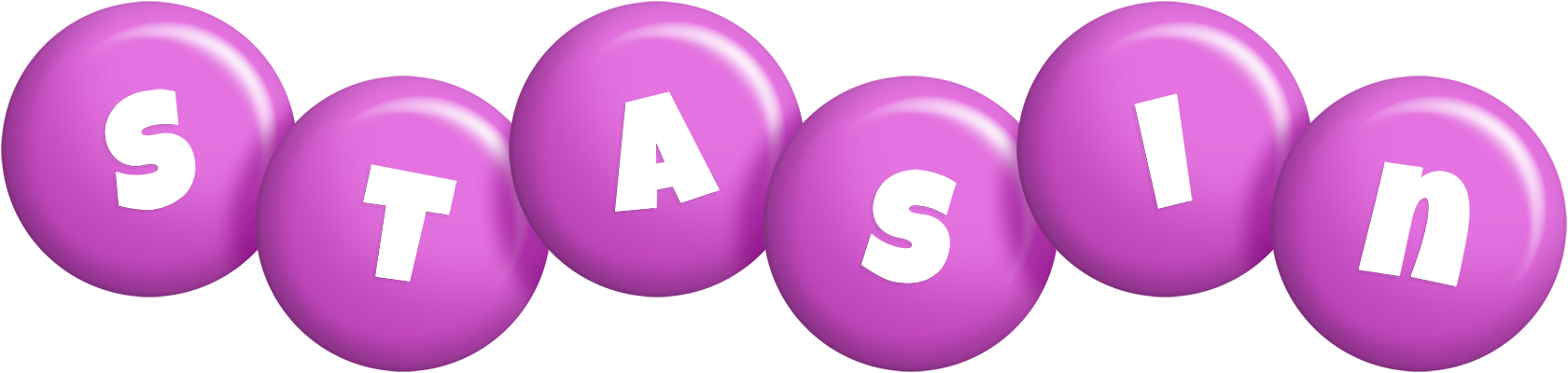 Stasin candy-purple logo