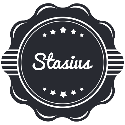 Stasius badge logo