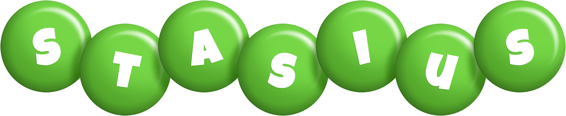 Stasius candy-green logo