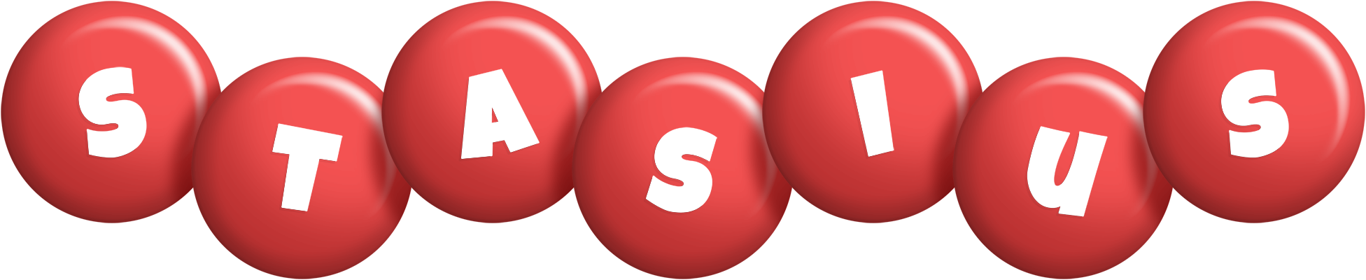 Stasius candy-red logo