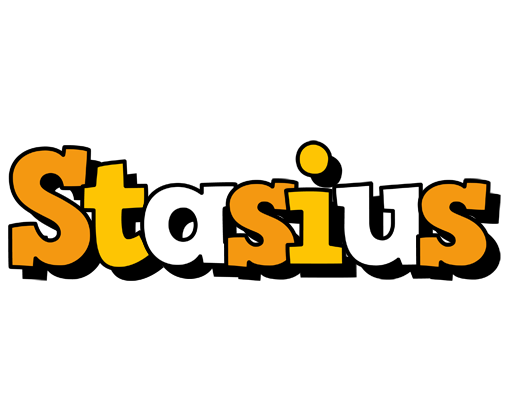 Stasius cartoon logo