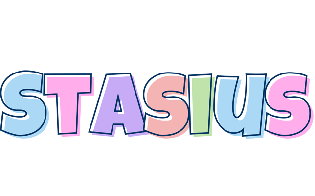 Stasius pastel logo
