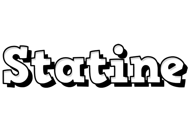 Statine snowing logo