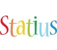 Statius birthday logo