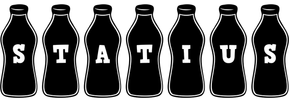 Statius bottle logo