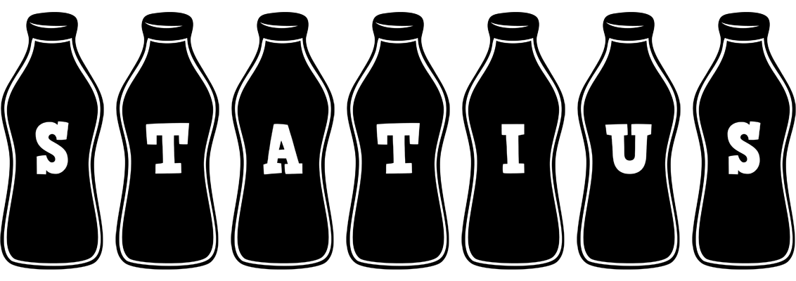 Statius bottle logo