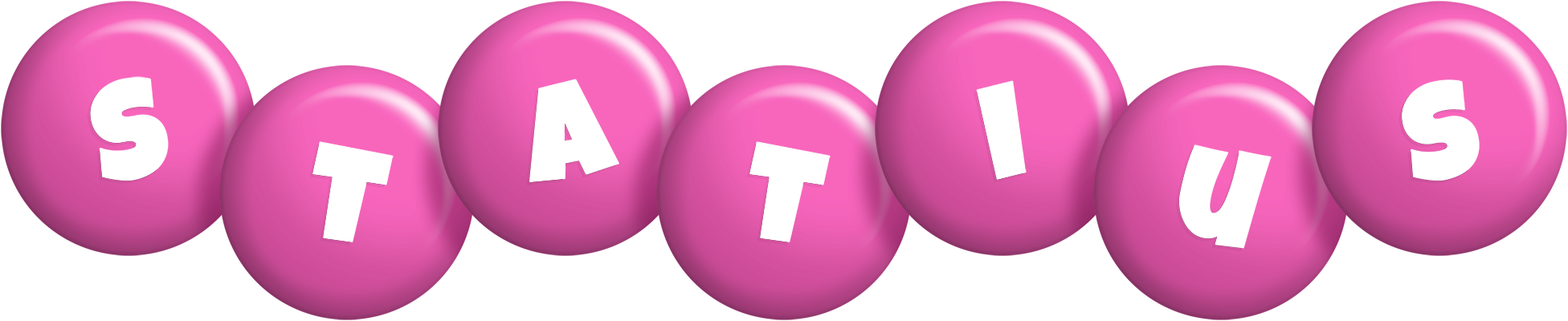 Statius candy-pink logo
