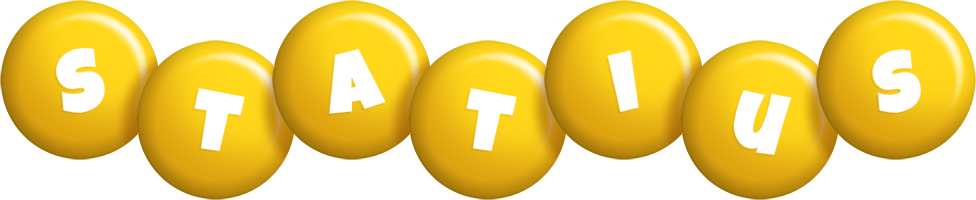 Statius candy-yellow logo