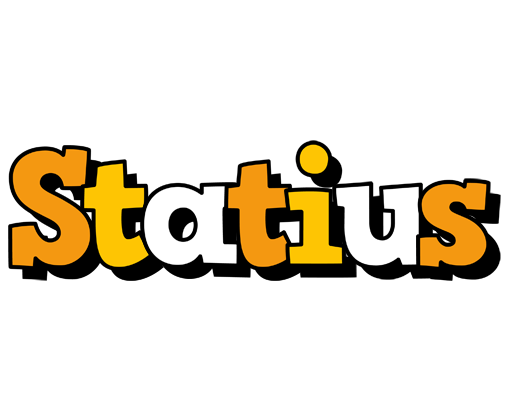 Statius cartoon logo