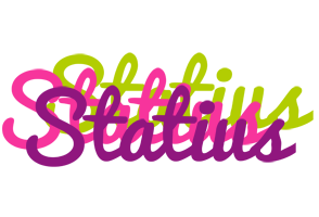 Statius flowers logo