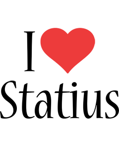 Statius i-love logo