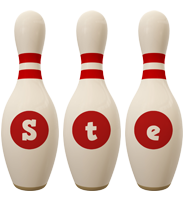 Ste bowling-pin logo