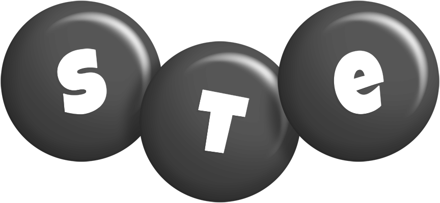 Ste candy-black logo