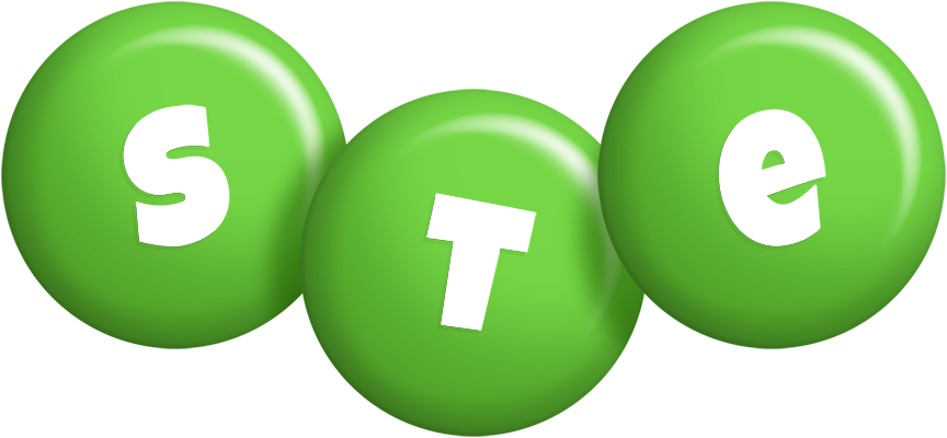 Ste candy-green logo