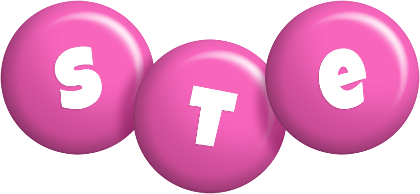 Ste candy-pink logo