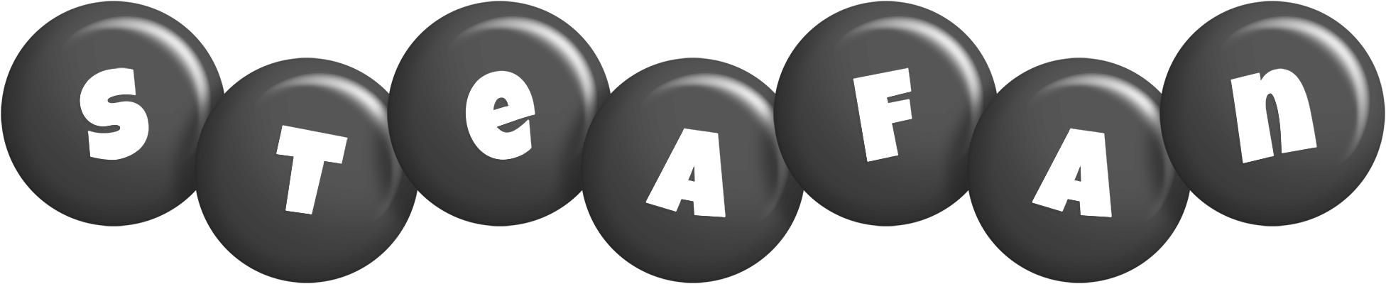 Steafan candy-black logo