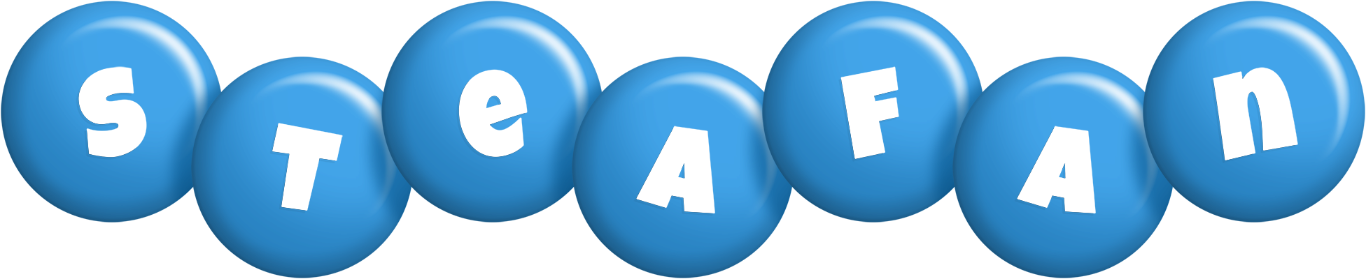 Steafan candy-blue logo