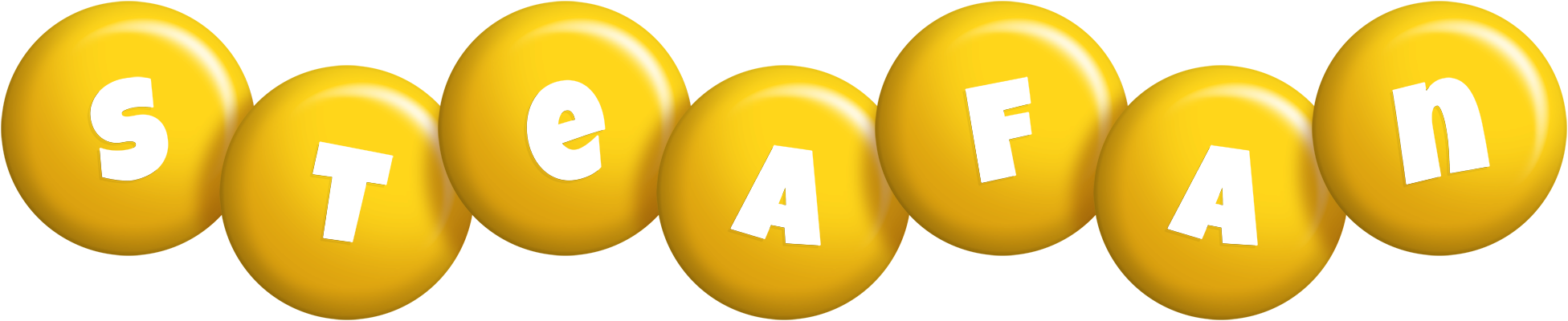 Steafan candy-yellow logo