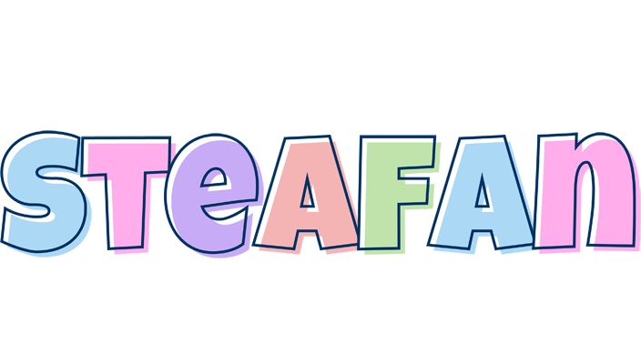 Steafan pastel logo