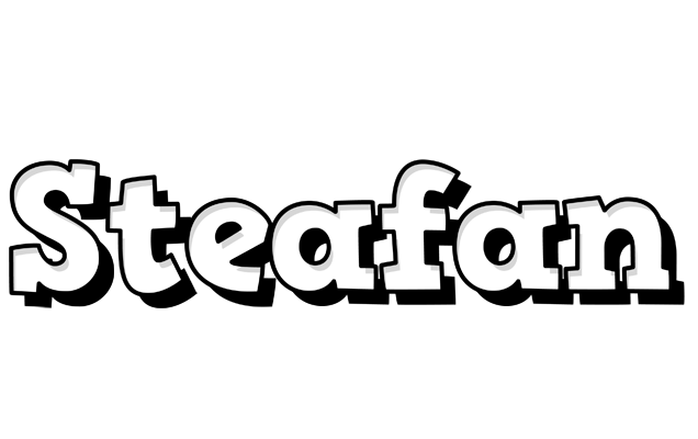 Steafan snowing logo