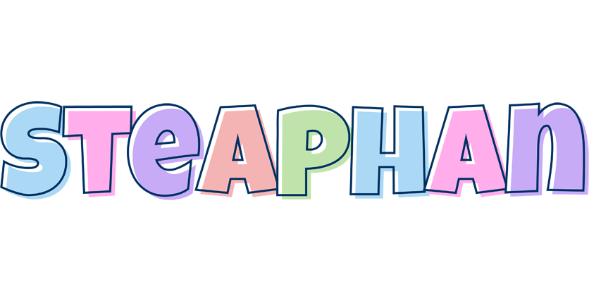 Steaphan pastel logo