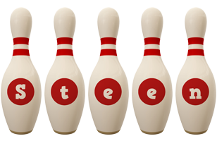 Steen bowling-pin logo