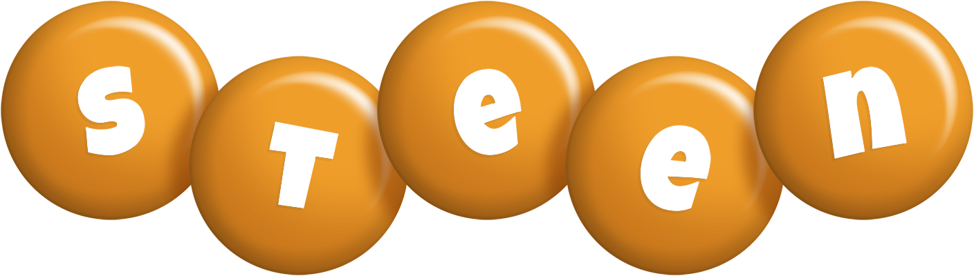Steen candy-orange logo