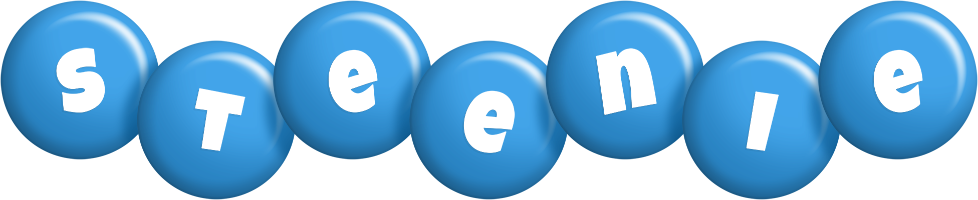 Steenie candy-blue logo