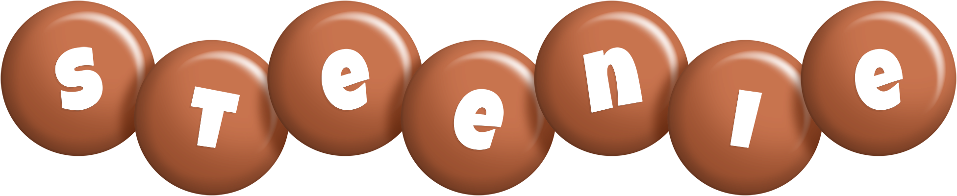 Steenie candy-brown logo