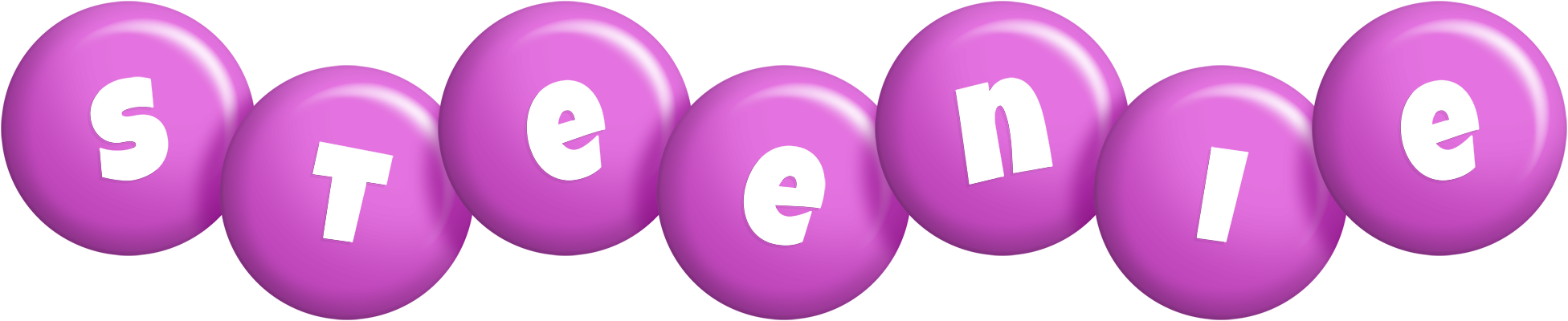 Steenie candy-purple logo